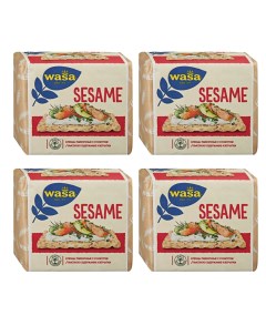 Хлебцы Sesame пшеничные с кунжутом 200 г 4 шт Wasa