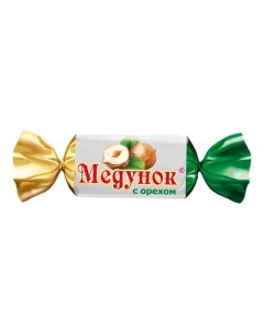 Конфеты глазированные Медунок с орехами мягкой карамелью Slavyanka