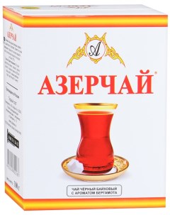 Чай черный байховый c ароматом бергамота 100 г Азерчай