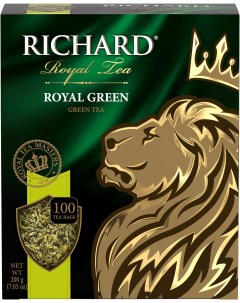 Чай Royal Green зеленый 100 пакетиков Richard