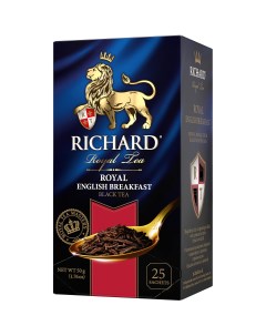 Чай Royal English Breakfast черный 25 пакетиков Richard