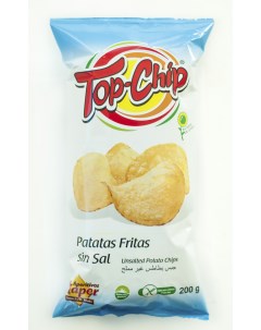 Чипсы картофельные без соли 200 г Top chip