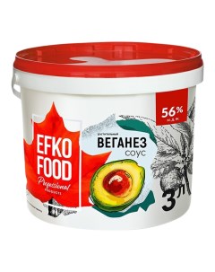 Майонезный соус Веганез 56 3 л Efko food