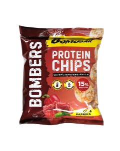 Чипсы Protein Chips 50 г вкус бекон с паприкой Bombbar
