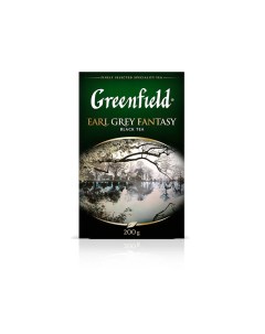 Чай черный Earl Grey Fantasy листовой 200 г Greenfield