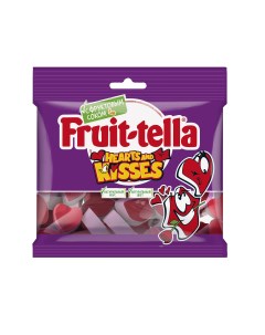 Мармелад Fruittella Hearts and kisses 100 г Fruit-tella