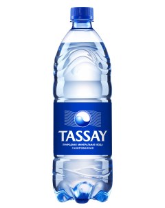 Вода питьевая газированная 1 л Tassay