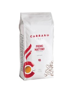 Кофе в зернах Primo Mattino арабика робуста 1 кг Carraro