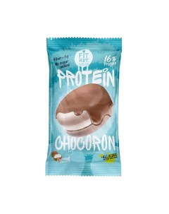 Протеиновое печенье Protein Chocoron Кокос и крем 10 шт по 30 г Fit kit