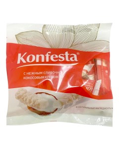 Конфеты глазированные с кокосовой начинкой 150 г Konfesta