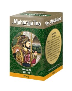 Чай Maharaja Ассам Диком чёрный листовой высший сорт 200 г Maharaja tea