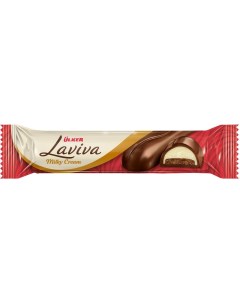 Вафли Laviva шоколадные с молочным кремом 35 г Ulker