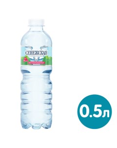 Вода минеральная питьевая негазированная 500мл Сенежская