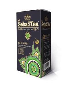 Чай чёрный Earl Grey с бергамотом 25 пакетиков Sebastea