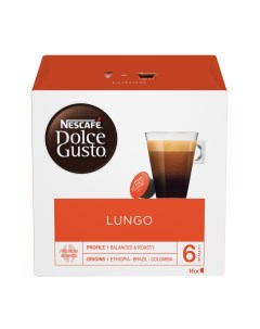 Кофе в капсулах lungo 16 капсул Nescafe dolce gusto