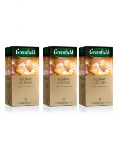 Чай оолонг Floral Cloud 3 упаковки по 25 пакетиков Greenfield
