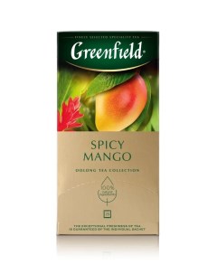 Чай оолонг Spicy Mango 25 пакетиков Greenfield