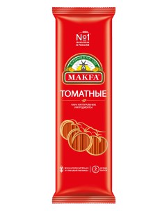 Макаронные изделия Спагетти томатные цветные 500 г Макфа