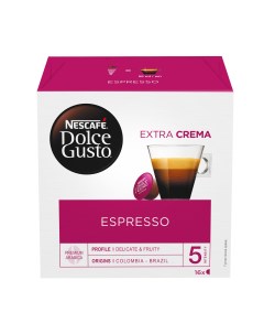 Кофе в капсулах espresso 16 капсул Nescafe dolce gusto