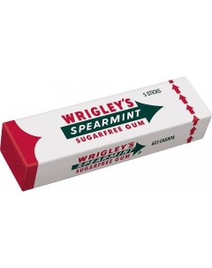 Жевательная резинка Wrigley spearmint 13 г Wrigleys