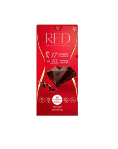 Шоколад темный без сахара 85 г Red