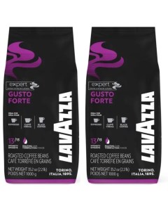 Кофе в зернах Gusto Forte Expert 2 шт по 1 кг Lavazza