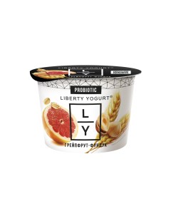 Йогурт грейпфрут фундук кинза 3 5 130 г Liberty yogurt