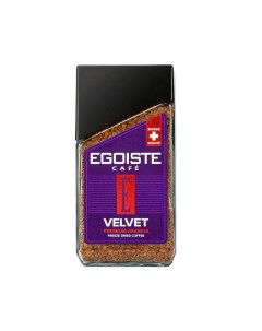 Кофе Velvet растворимый сублимированный 95г Egoiste