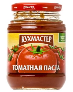 Томатная паста 23 25 с б 400 г Кухмастер