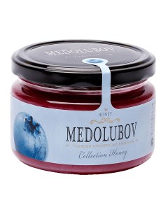 Крем мёд с голубикой Медолюбов 250 мл Medolubov