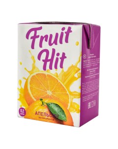 Напиток сокосодержащий апельсин 200 мл Fruit hit