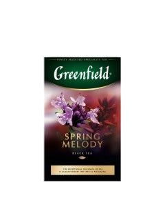 Чай чёрный Spring Melody листовой 100 г Greenfield