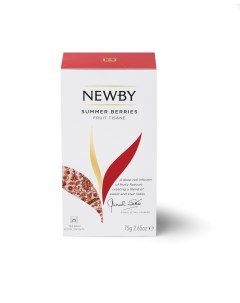 Чай красный Летние Ягоды 25 пакетиков Newby