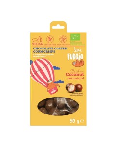 Кукурузные чипсы в шоколаде 50 г Super fudgio