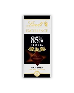 Шоколад темный excellence 85 100 г Lindt
