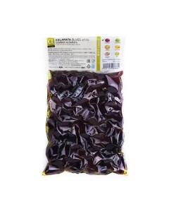 Оливки Каламата XL kalamata olives с косточкой в Оливковом масле 250г Ecogreece