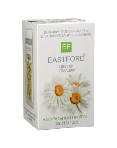 Чайный напиток Цветки ромашки 12 пакетиков Eastford