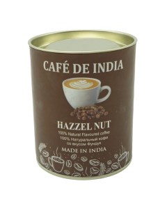 Кофе растворимый со вкусом фундука Hazzelnut 100 г Bharat bazaar