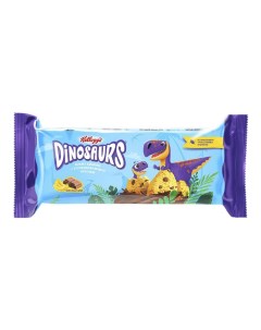 Печенье сдобное банановое с кусочками молочного шоколада 120 г Kellogg’s dinosaurs
