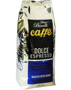 Кофе Dolce Espresso в зёрнах 1000 г Mastro binelli