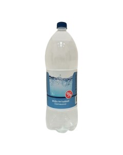 Вода питьевая газированная 2 л Верная цена