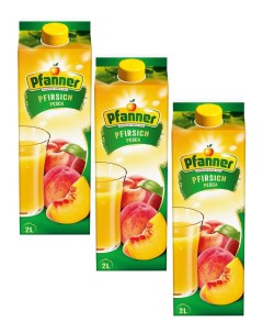 Напиток сокосодержащий Персик обогащенный витамином С 3шт по 2л Pfanner