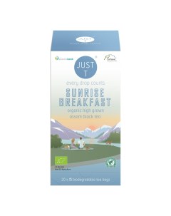 Чай черный Sunrise Breakfast в пакетиках 3 г x 20 шт Just t