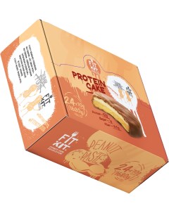 Печенье Protein Cake 24 70 г 24 шт арахисовая паста Fit kit