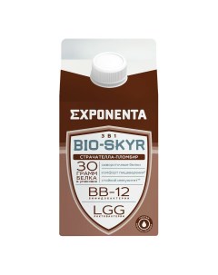 Кисломолочный напиток Bio Skyr страчателла пломбир обезжиренный 500 мл Exponenta