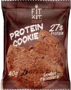 Печенье Protein Cookie 24 40 г 24 шт двойной шоколад Fit kit