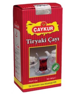Турецкий черный мелколистовой чай Tiryaki Cayi 500г Caykur