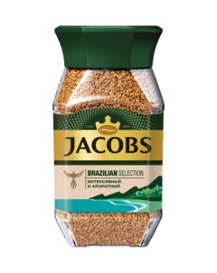 Кофе растворимый Brazilian Selection сублимированный 95 г Jacobs