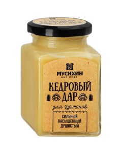 Мед кедровый дар 300 г Мусихин. мир меда