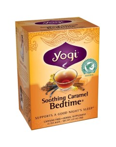 Чай Yogi tea bedtime успокаивающая карамель без кофеина 30 г Nobrand